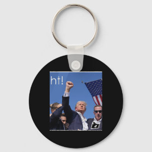 Trump Fight Pennsylvania Shooting Active Key Ring