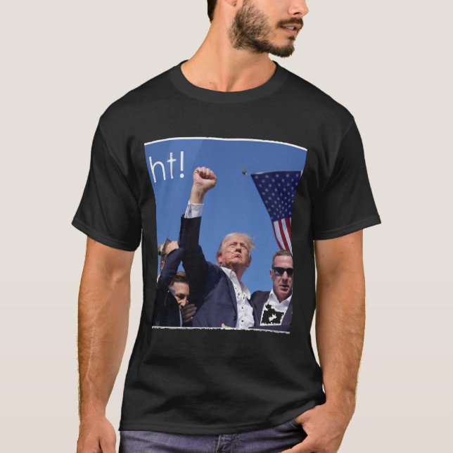 Trump Fight Pennsylvania Shooting Active  T-Shirt (Front)