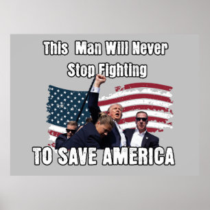 Trump Fight Yard Sign