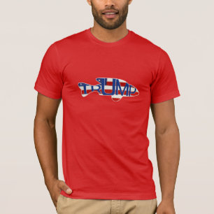 TRUMP Fish Flag T-Shirt