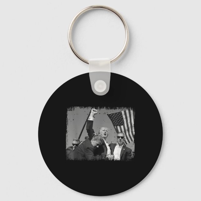 Trump Fist Pump 4  Key Ring (Front)