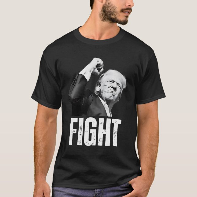 Trump Fist Pump Donald Trump Shooting  T-Shirt (Front)