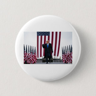 Trump-Flags 6 Cm Round Badge