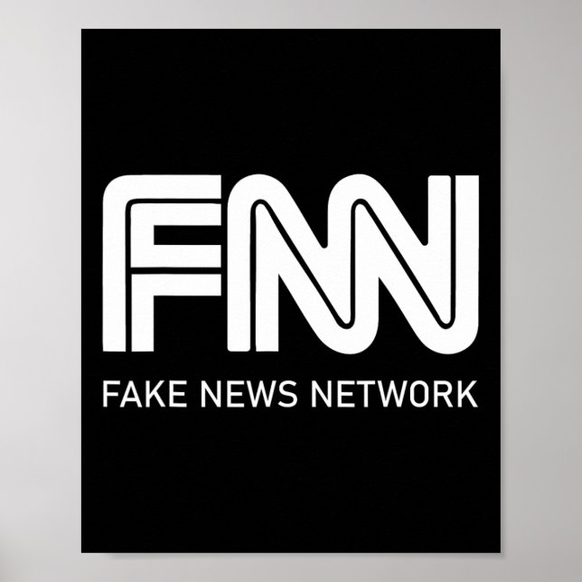 Trump Fnn Fake News Network  Poster (Front)