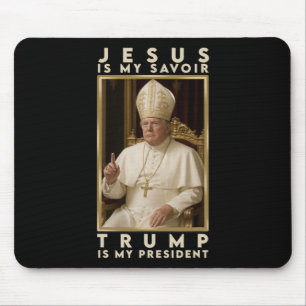 Trump For Pope T Shirt President Trump Tees 2025 1 Mouse Mat