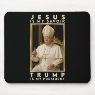 Trump For Pope T Shirt President Trump Tees 2025 2 Mouse Mat