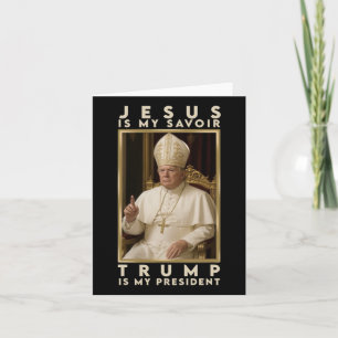 Trump For Pope T Shirt President Trump Tees 2025 Card