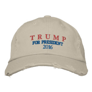 TRUMP FOR PRESIDENT 2016 DISTRESSED RETRO CAP