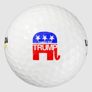 Trump For President 2016 Elephant Golf Balls