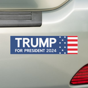 Trump For President 2024 Bumper Sticker