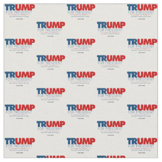 Trump for President Election 2020 Fabric