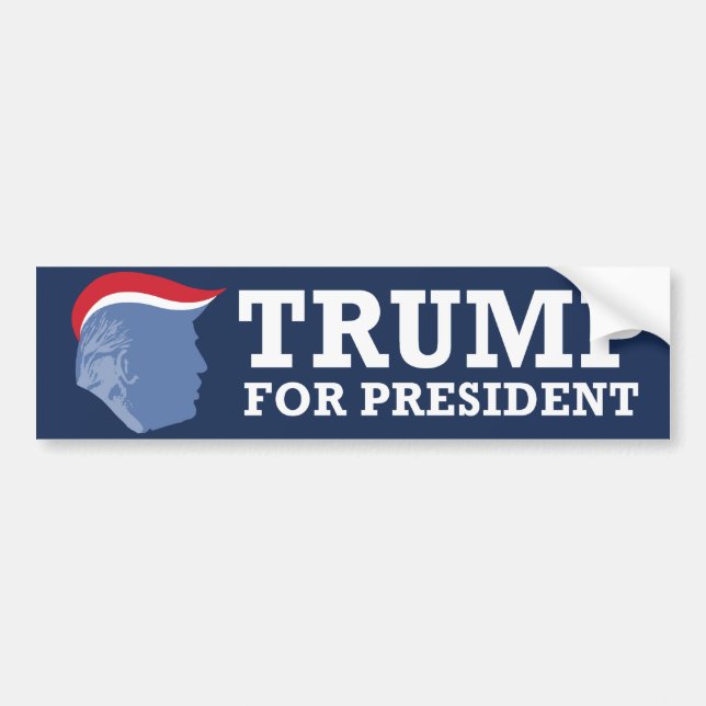 Trump for President - ReTrumplican -.png Bumper Sticker (Front)