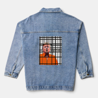 Trump For Prison Denim Jacket
