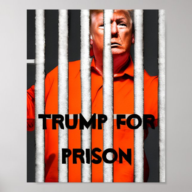 Trump For Prison Poster (Front)