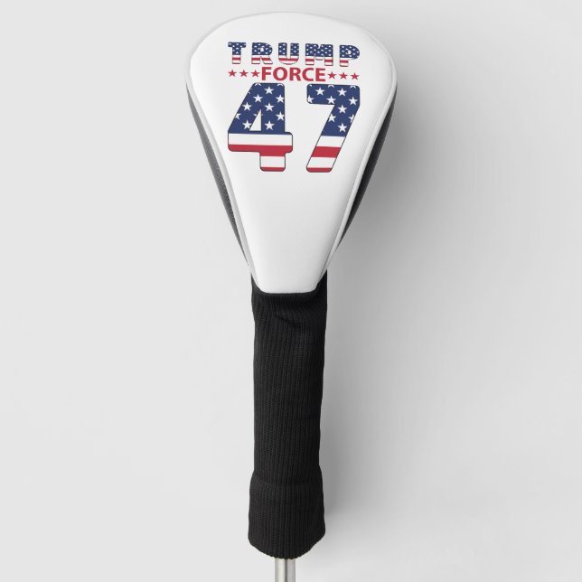 Trump Force 47 Golf Head Cover (Front)