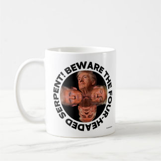 TRUMP "FOUR-HEADED SERPENT" COFFEE MUG