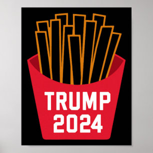Trump French Fries 2025 Trump 2025 Trump Fries Poster