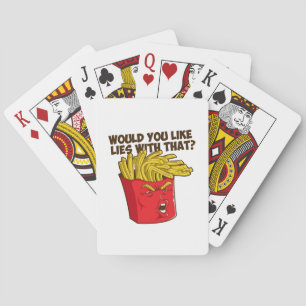 Trump Fries/ Funny Trump Playing Cards