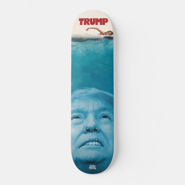 Trump from Below Liberty Maniacs Skateboard Decck (Front)
