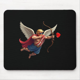 Trump Funny Heart Valentine Mouse Mat