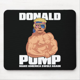 Trump Funny July 4th Donald Pump Mouse Mat