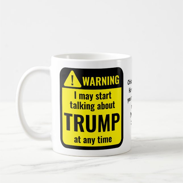Trump Funny Personalized Coffee Mug (Left)