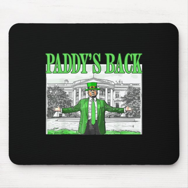 Trump Funny St Patricks Day St Pattys Day Dancing  Mouse Mat (Front)