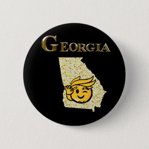 TRUMP GEORGIA 6 CM ROUND BADGE