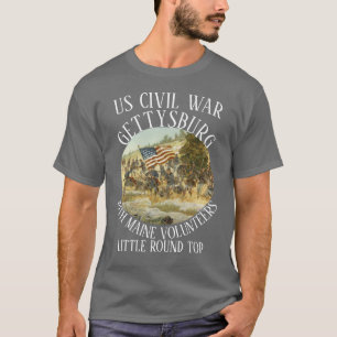 TRUMP GETTYSBURG US CIVIL WAR 20TH MAINEVOLUNTEER T-Shirt