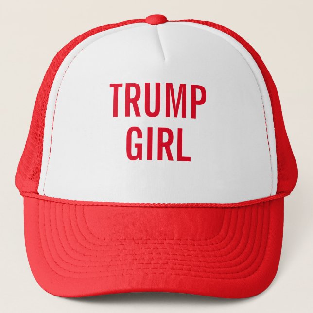 Trump Girl  2024 Trucker Hat (Front)