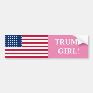 Trump Girl Bumper Sticker