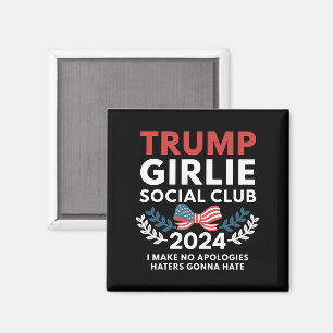 Trump Girlie Coquette Social Club Bow Election Magnet