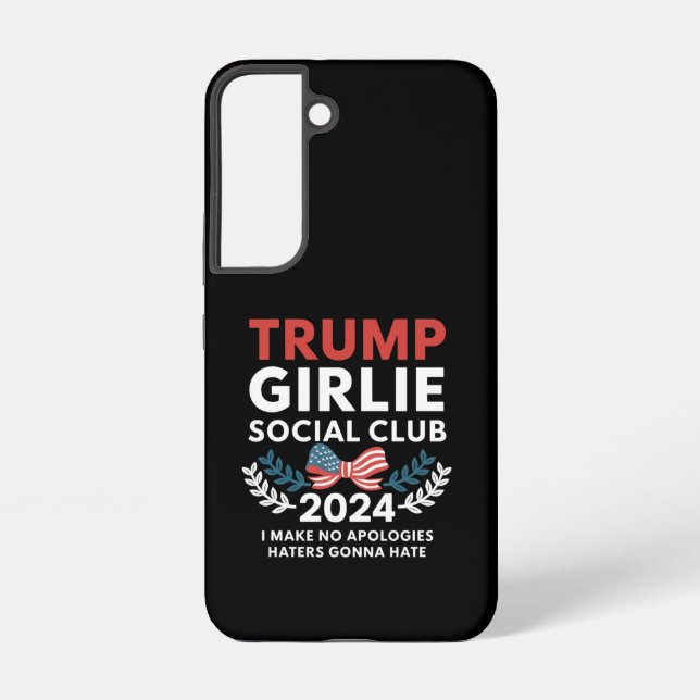 Trump Girlie Coquette Social Club Bow Election  Samsung Galaxy S22 Case (Back)