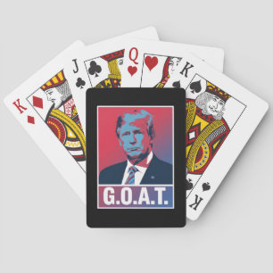 Trump GOAT Election 2024 Republican Vintage Playing Cards