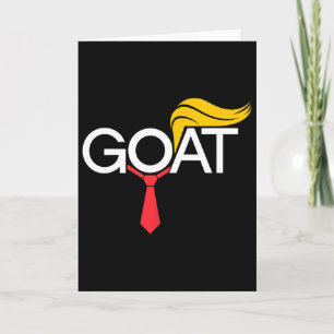Trump Goat Election Funny Support Republican Pro A Card