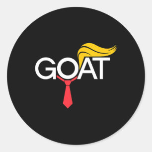 Trump Goat Election Funny Support Republican Pro A Classic Round Sticker