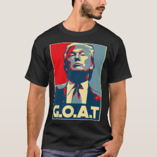Trump Goat Middle Finger Election 2024 Republican T-Shirt
