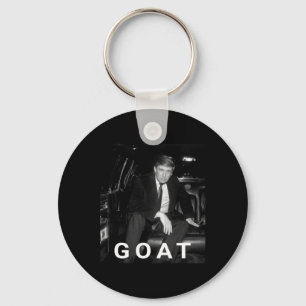 Trump Goat Republican Conservative Gift Trump 2024 Key Ring
