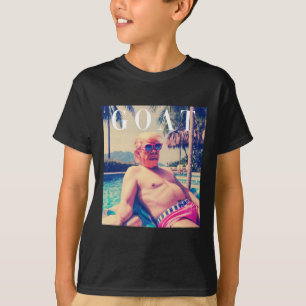 Trump Goat Shirt Funny Summer 2024 Republican Dona