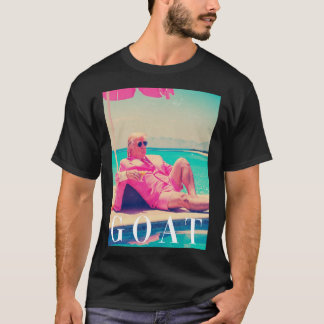 Trump Goat Shirt Summer 2024 Retro Funny Pink Dona