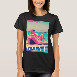 Trump Goat Summer 2024 Retro Funny Pink Donald Tru T-Shirt