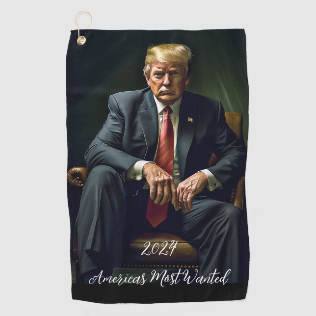Trump Golf  Golf Towel (Front)