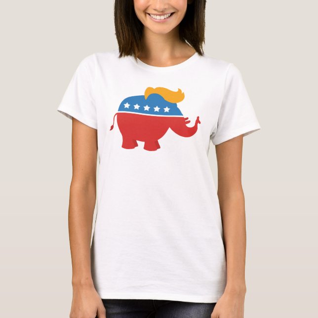 Trump GOP Elephant T-Shirt (Front)