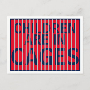 Trump GOP ICE DHS HHS Immigrant Children in Cages Postcard