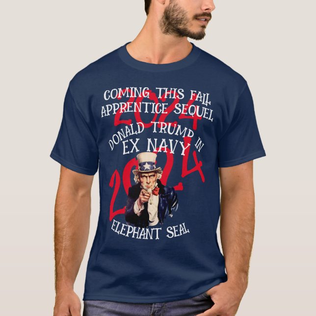 Trump Gravy Seal Pod 6 Ex Navy Elephant 2026 T-Shirt (Front)