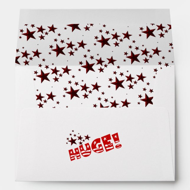 Trump Greatest Party Ever HUGE Party Invitation Envelopes (Back (Bottom))