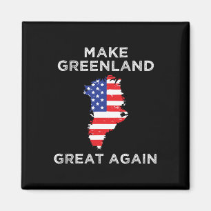 Trump Greenland Make Greenland Great Again Map  Magnet