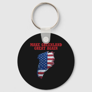 Trump Greenland Usa Flag Make Greenland Great Agai Key Ring
