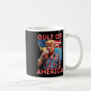 Trump Greeting From The Gulf Beach Of America Patr Coffee Mug