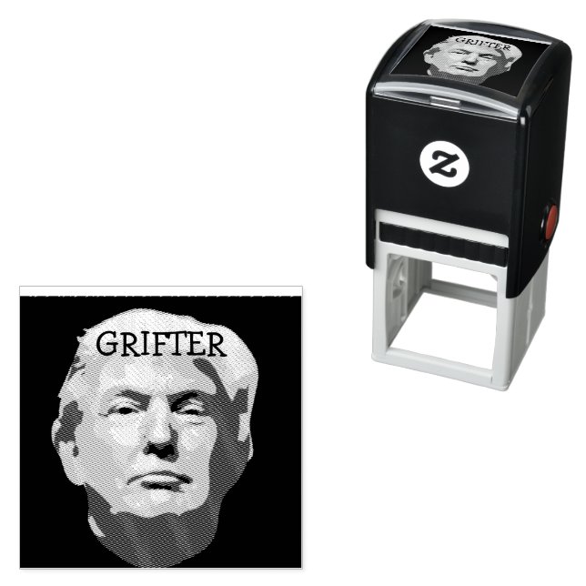Trump Grifter Self-Inking Stamp (In Situ)